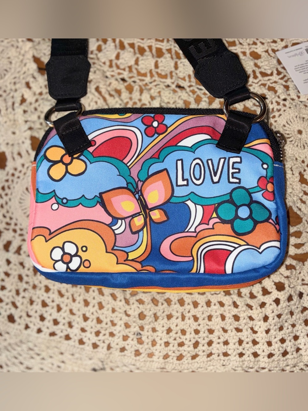 New With Tags Brighton Power of Love Crossbody Bag - Picture 5 of 12